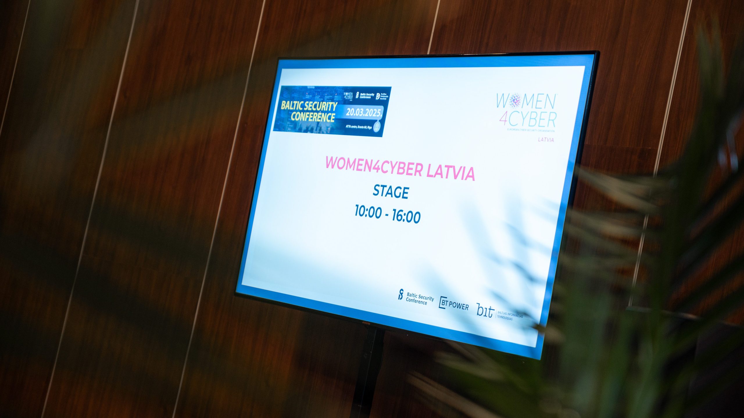 Women4Cyber Latvia dalība Baltic Security konferencē