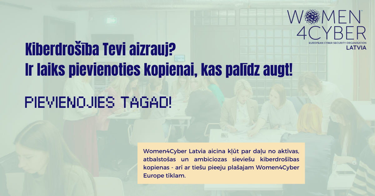 Kiberdrošība Tevi aizrauj? Ir laiks pievienoties kopienai, kas palīdz augt!